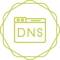 Domain DNS Management Vector Icon