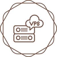 VPS Hosting Vector Icon