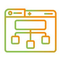 Site Map Vector Icon