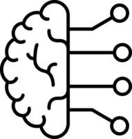 Artificial Intelligence Vector Icon