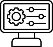 icono de vector de configuración