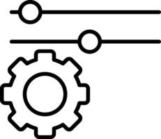 icono de vector de configuración