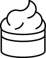 Cream Vector Icon