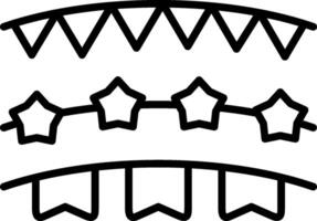 Bunting Vector Icon