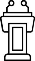 Podium Vector Icon