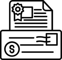 Letter Of Guarantee Vector Icon