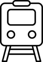 icono de vector de tren