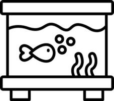 Fish Tank Vector Icon