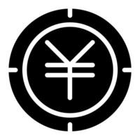 yuan icon Simple vector illustration graphic icon for web, UI and App mobile design isolated on white background