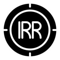 rial coin icon vector graphic illustration for web, UI and App mobile design isolated on white background