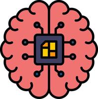 Artificial Intelligence Vector Icon