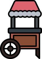 Food Stand Vector Icon