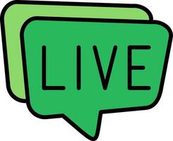 Live Chat Vector Icon