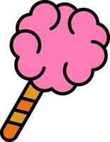 Cotton Candy Vector Icon