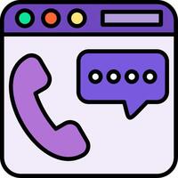 Phone Chat Vector Icon