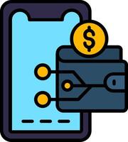 Digital Wallet Vector Icon