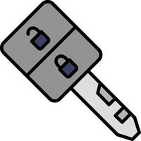 Car Key Vector Icon