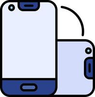 Foldable Smartphone Vector Icon