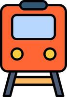 icono de vector de tren