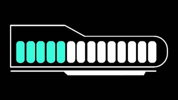 2d Caricamento in corso concetto video