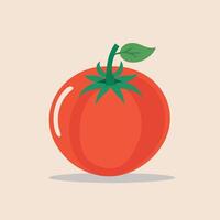 Tomato cartoon illustration vector design