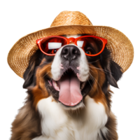 AI generated Cute and fun dogs on transparent background PNG