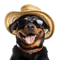 AI generated Cute and fun dogs on transparent background PNG