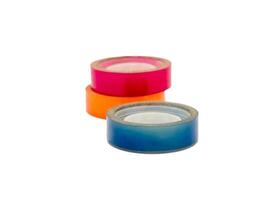 Scotch tape adhesive group colorful blue pink orange photo