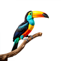 AI generated Toucan on transparent background png