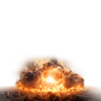 ai generiert ein Bombe Explosion entfesselt png