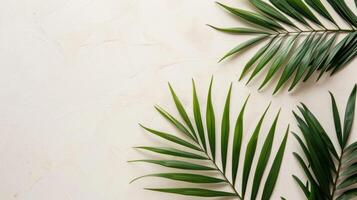 AI generated Palm Sunday advertisment background with copy space photo