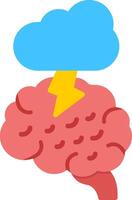 icono de vector de lluvia de ideas