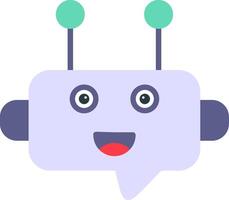 Robot Chat Vector Icon