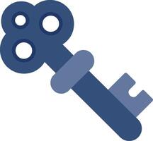 Old Key Vector Icon