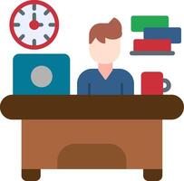 Workaholic Vector Icon