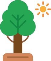 icono de vector de árbol