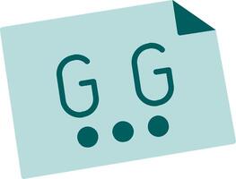 Gg Vector Icon