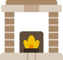 Fireplace Vector Icon