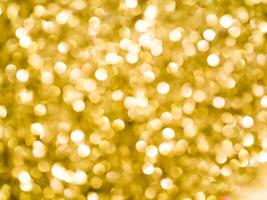 Silver Sparkling Glitter bokeh Background. photo