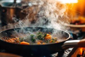 ai generado salud guía, Cocinando consejos foto