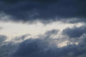 Morning clouds at the dawn photo