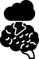 icono de vector de lluvia de ideas