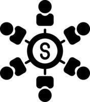 icono de vector de salario