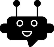 Robot Chat Vector Icon