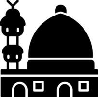 icono de vector de mezquita