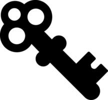 Old Key Vector Icon