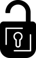 Open Padlock Vector Icon