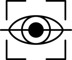 Retinal Scanner Vector Icon