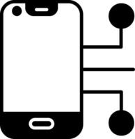 icono de vector de teléfono inteligente