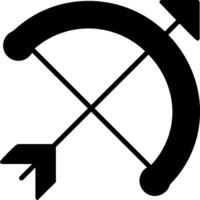 Bow And Arrow Vector Icon